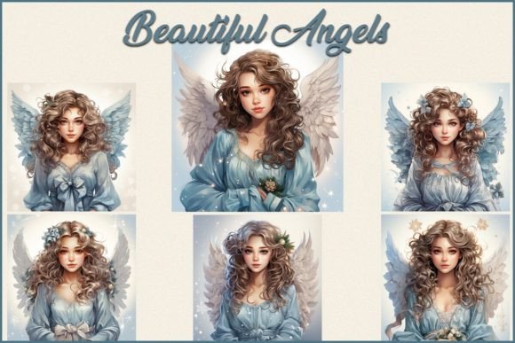 6 Beautiful Christmas Angels - JPG Review