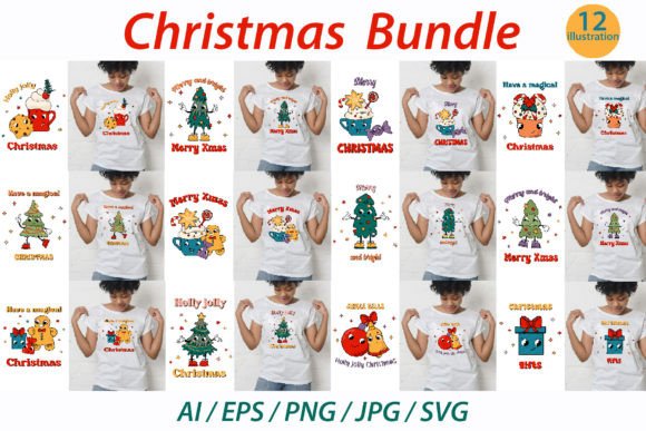 Christmas Bundle: Christmas Svg for Illustrations and Commercial Design