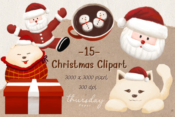Christmas Clipart, Christmas Design: A Designer's Stitch Test