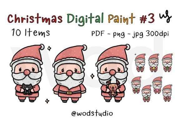 Christmas Digital Paint Review: Festive Illustrations for Crafters