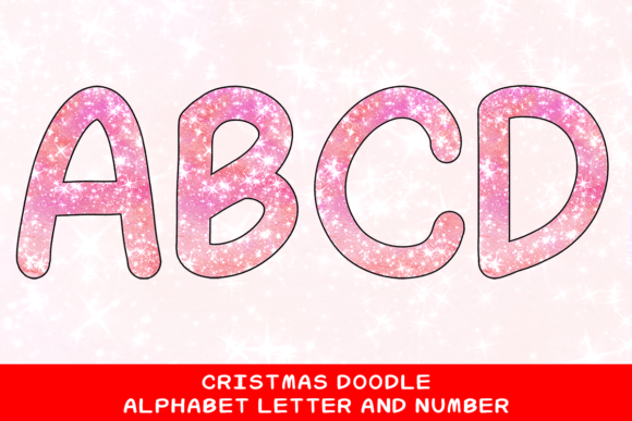 Christmas Doodle Alphabet Letter 121: Festive Illustrations for Local Brands