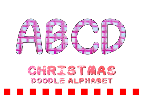 Christmas Doodle Alphabet Letter 133: Festive Illustrations for Local Brands