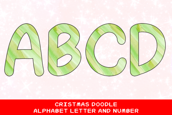 Christmas Doodle Alphabet Letter 50 Review