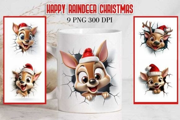 Happy Raindeer Christmas Mug Warp Review for Crafters