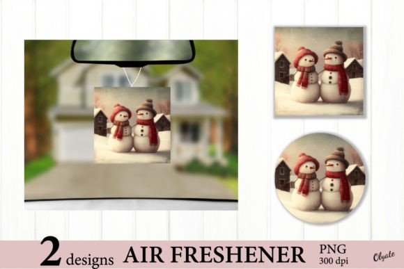 Snowman Airfresh PNG. Christmas Air Fre